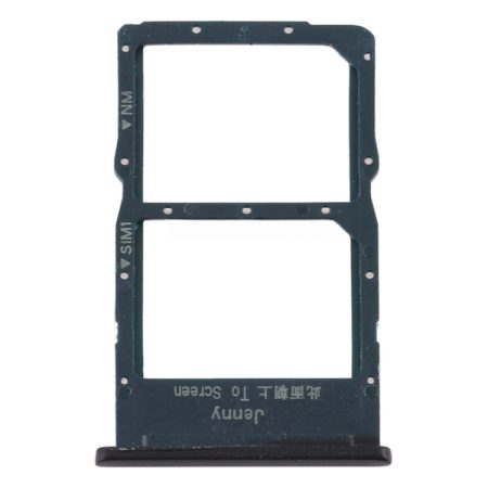 Huawei P40 Lite SIM + NM Card Tray Slot Holder Replacement (Black)