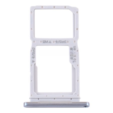 Huawei Y9s Replacement Dual SIM / Micro SD Card Tray (Silver)