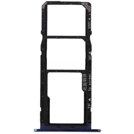 Huawei Honor 7A Triple Slot SIM + SIM + MicroSD Card Tray Holder (Blue)