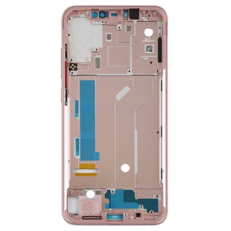 Xiaomi Mi 8 Replacement Middle Frame Bezel Plate with Side Keys (Rose Gold)