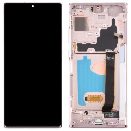 Original Galaxy Note 20 Ultra 5G SM-N986 Super AMOLED Screen Digitizer Assembly with Frame - Gold
