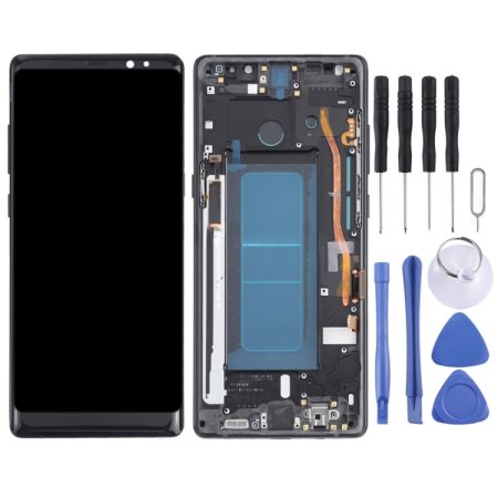 Galaxy Note 8 SM-N950 OLED LCD Screen Digitizer Assembly with Frame - Black