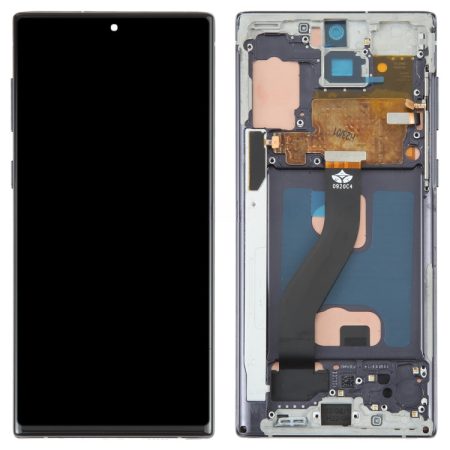 Galaxy Note 10 N970 LCD Screen Digitizer Assembly with Frame (TFT, S Pen Support, No Fingerprint) - Black