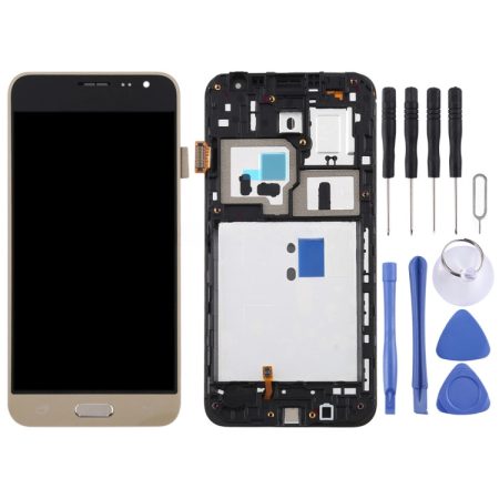 Samsung Galaxy J3 (2016) J320 TFT LCD Screen Digitizer Assembly with Frame - Gold