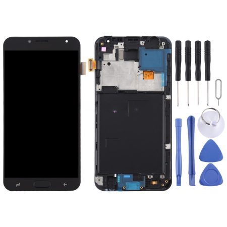 Samsung Galaxy J4 (J400F/DS) TFT LCD Screen Digitizer Full Assembly with Frame (Black)