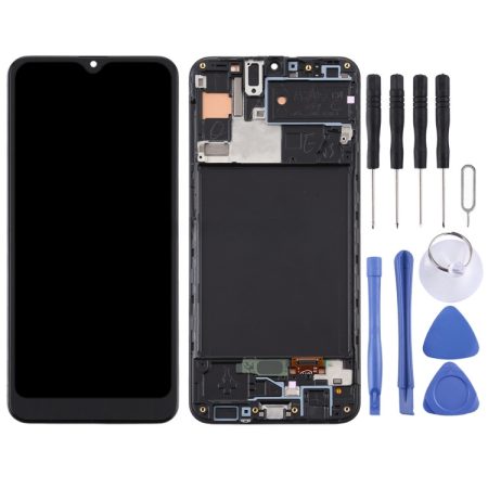 Samsung Galaxy A30s SM-A307 TFT LCD Screen Digitizer Full Assembly with Frame - Black