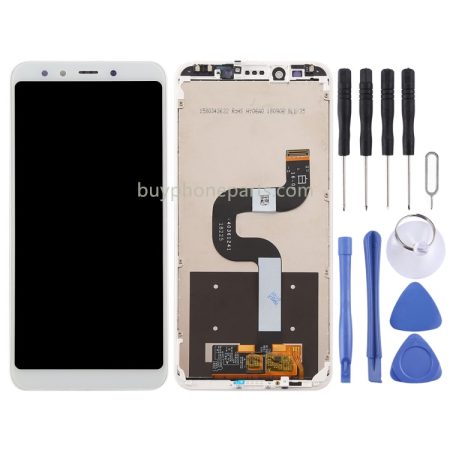 TFT LCD Screen Digitizer Assembly with Frame for Xiaomi Mi A2 / Mi 6X (White)