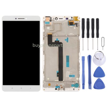 Xiaomi Mi Max TFT LCD Screen Digitizer Full Assembly with Frame (White)