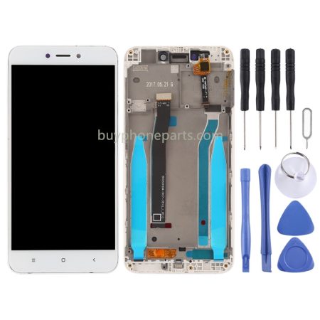 TFT LCD Screen Digitizer Assembly with Frame for Xiaomi Redmi 4X (White)