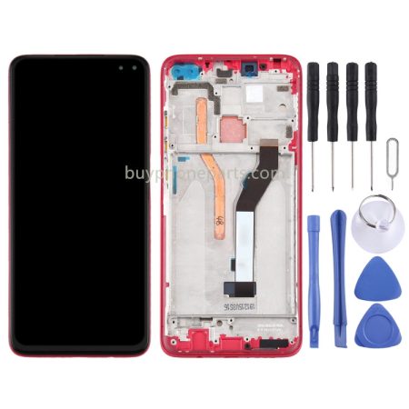 Xiaomi Redmi K30 4G TFT LCD Screen Digitizer Full Assembly with Frame (Red)