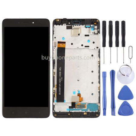 Xiaomi Redmi Note 4 TFT LCD Screen & Digitizer Full Assembly with Frame (Black)