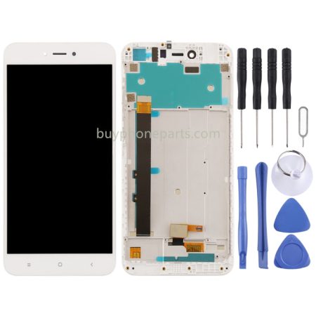Xiaomi Redmi Note 5A TFT LCD Screen Digitizer Full Assembly with Frame (White)